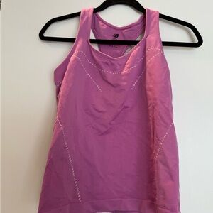 New Balance Fitted Purple Pink Tank Top